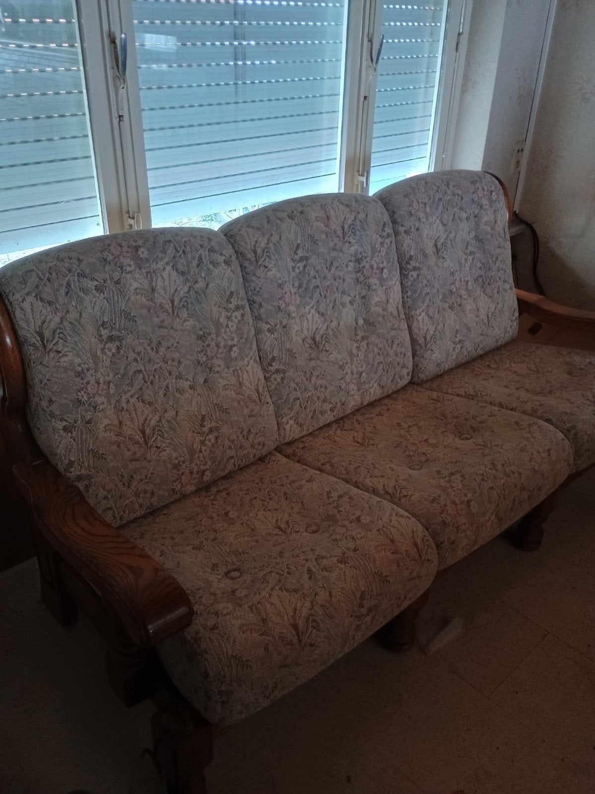 salon, Ophalen, Gebruikt, Driepersoons, Hout
