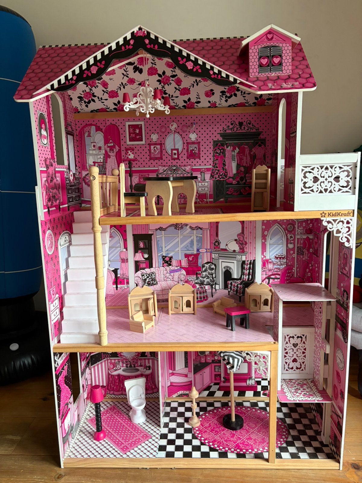 Maison de poupée Kidkraft avec ascenseur et accessoires, Ophalen, Accessoires