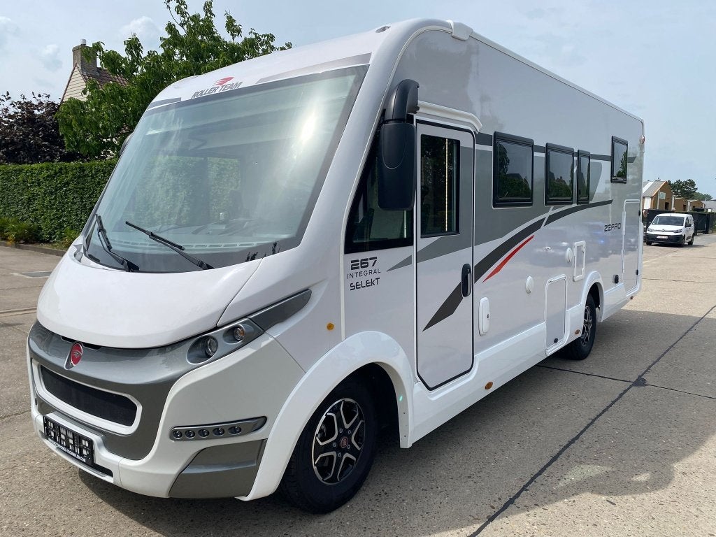 Roller Team Zefiro 267 Integral Automaat, Caravans en Kamperen, Mobilhomes, Ringverwarming, Fiat, Fietsendrager, Diesel