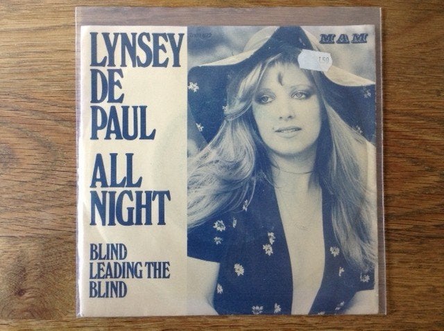 single lynsey de paul, Cd's en Dvd's, Vinyl Singles, Rock en Metal, Beschermende buitenhoes, Fotohoes, Originele persing, 7 inch
