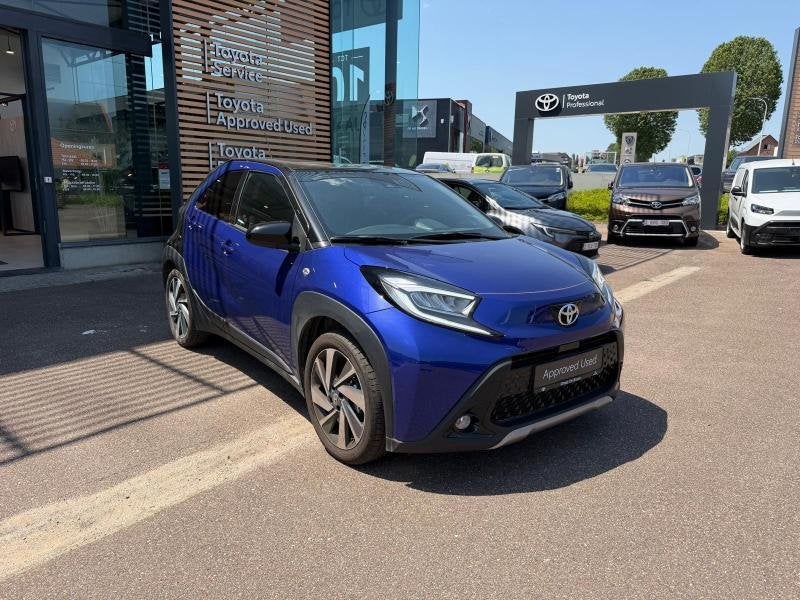 Toyota Aygo X envy, Auto's, Toyota, Automaat, Blauw, 72 pk, Bedrijf