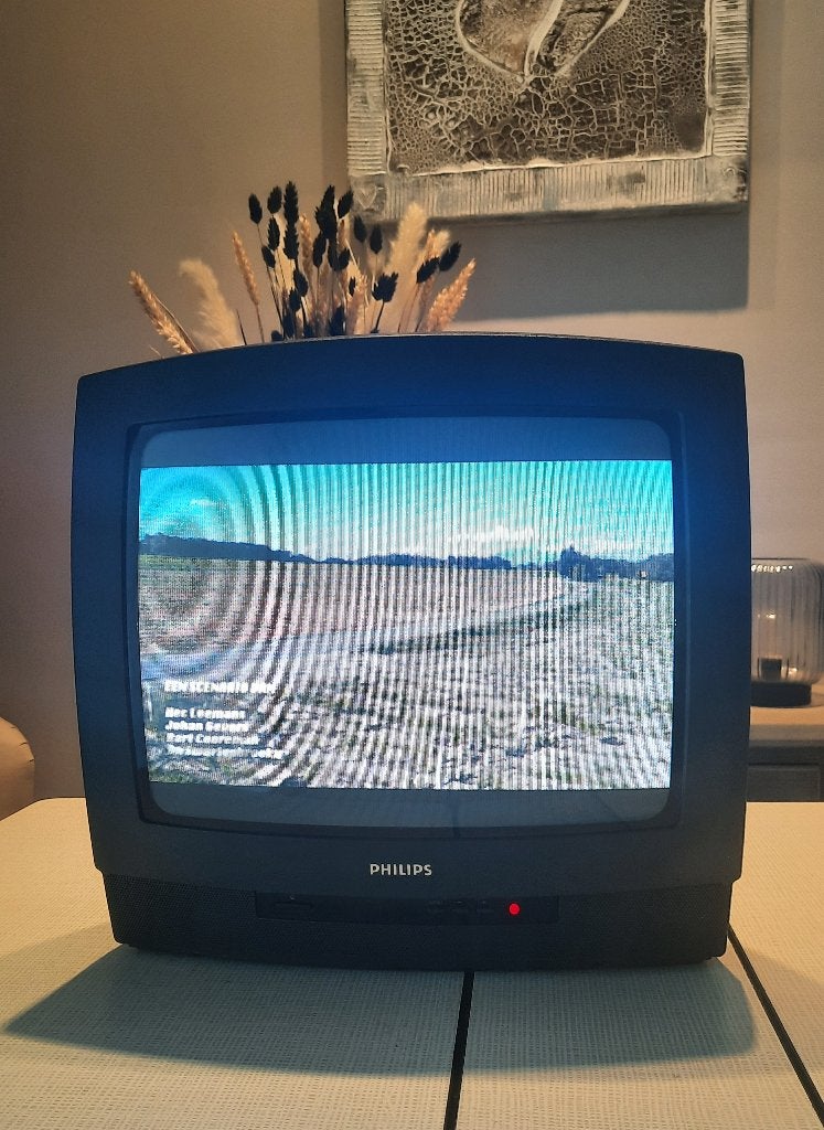 Portable Vintage Philips Color Tv, Audio, Tv en Foto, Vintage Televisies, Ophalen of Verzenden, Zo goed als nieuw, Minder dan 40 cm