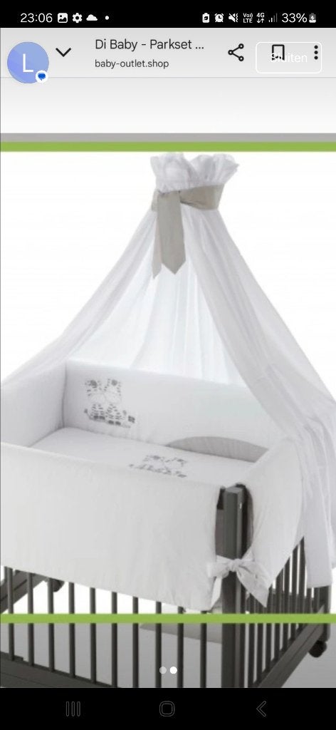 HemelParkdoek met staander voor over park gelijk foto 2, Kinderen en Baby's, Babywiegjes en Ledikanten, Ophalen, Zo goed als nieuw