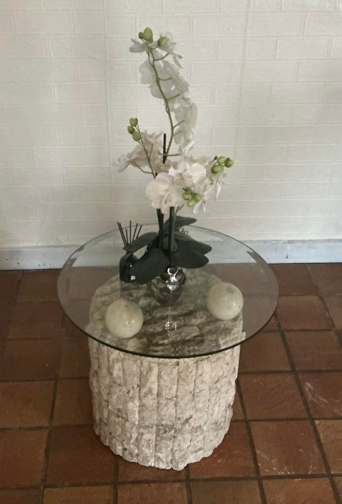 Table d'appoint Magnus, 55 à 75 cm, Enlèvement ou Envoi, Rond, Rond