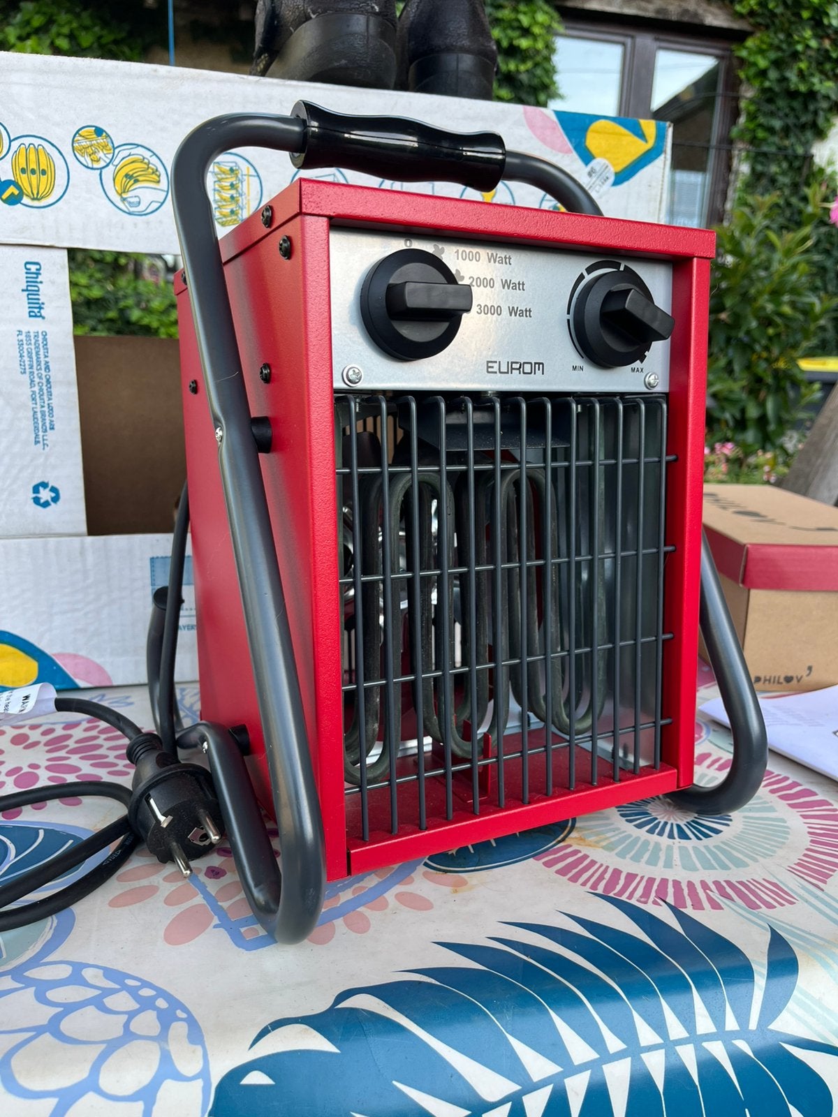 Chauffage électrique a air chaud avec thermostat, Enlèvement ou Envoi, Neuf, 800 watts ou plus, Radiateur