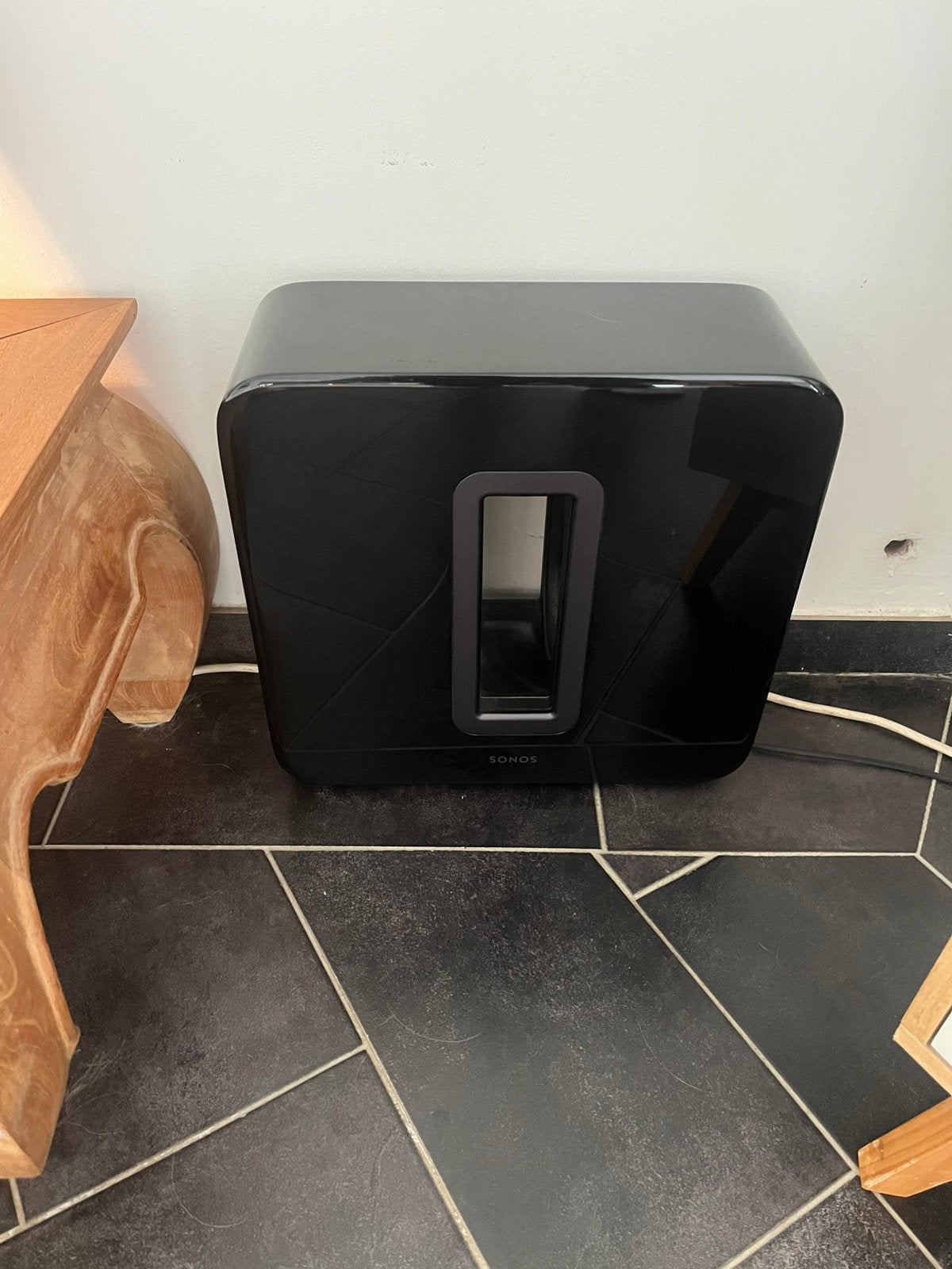 Sonos Sub noir brillant, Audio, Tv en Foto, Ophalen, Zo goed als nieuw