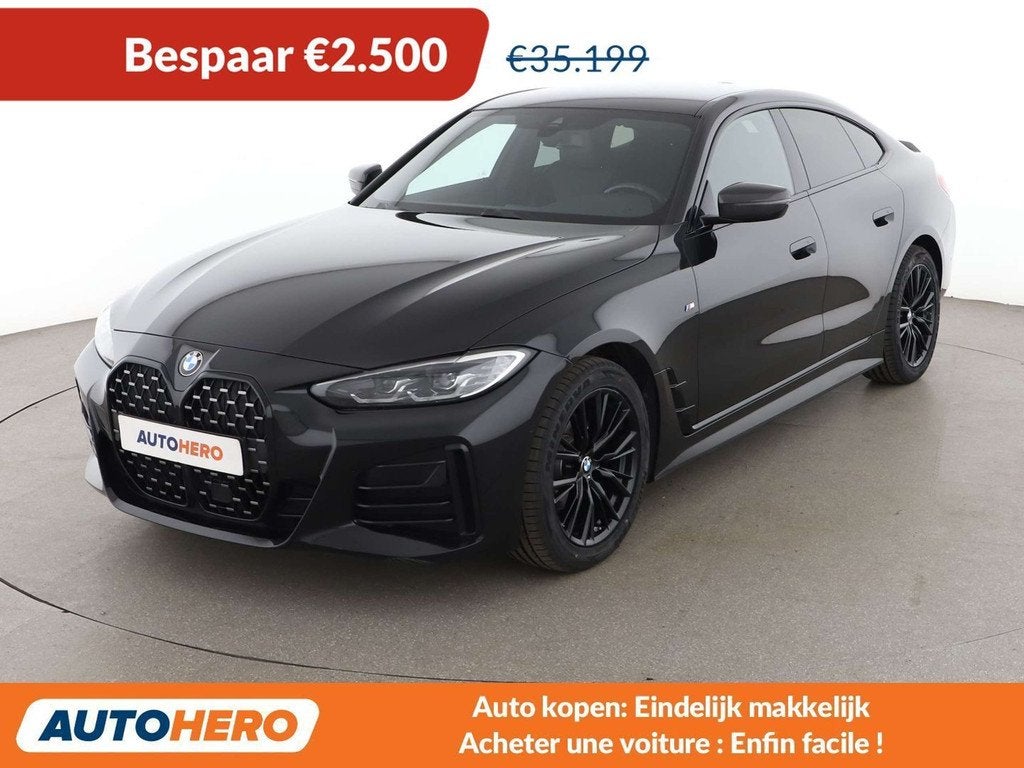 BMW 4 Serie 420 420d Gran Coupe Mild-Hybrid M Sport, Autos, 1780 kg, Achat, Euro 6, Noir