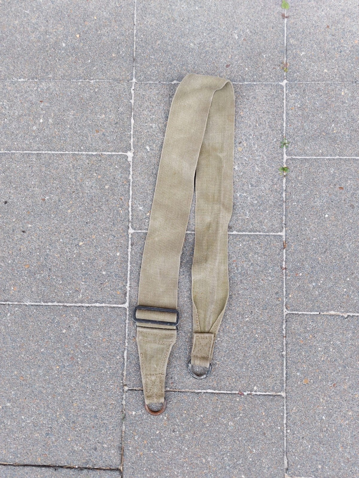 US Army WO2 M1936 Musette Bag Strap, Collections, Enlèvement ou Envoi, Armée de terre, Autres types