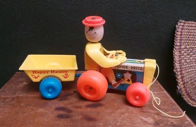 fisher price vintage happy hauler 1966, Ophalen of Verzenden, Gebruikt