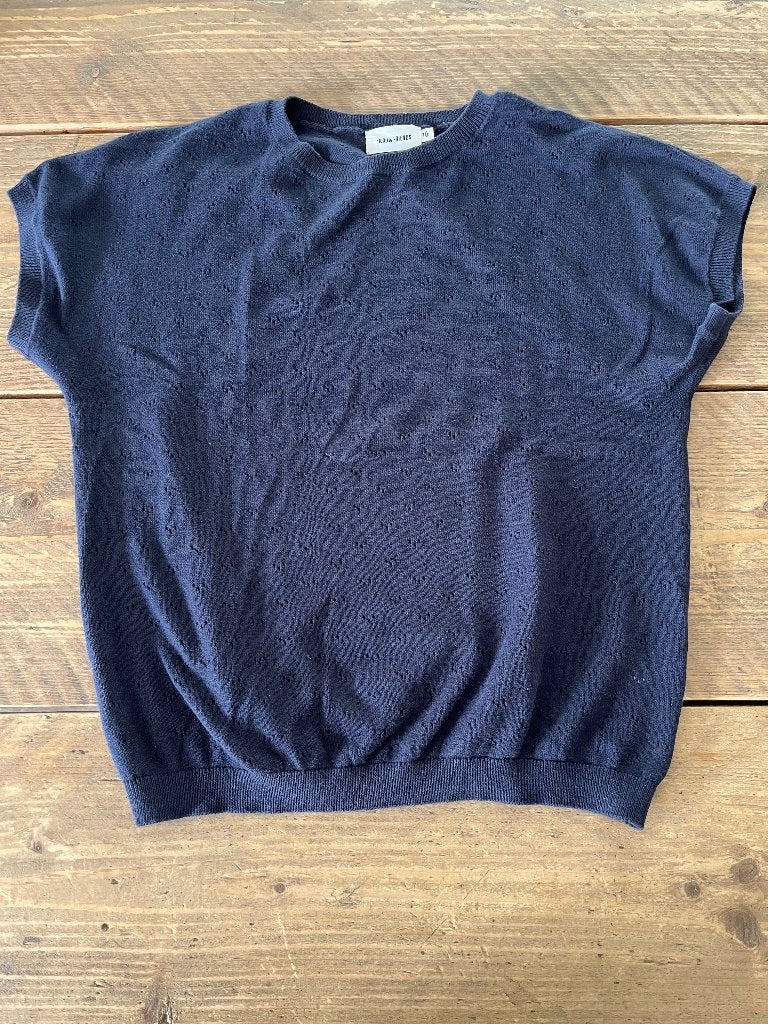 FILOU marine blauw t-shirt maat 10 / 134 - 140, Ophalen of Verzenden, FILOU & FRIENDS., Meisje, Shirt of Longsleeve