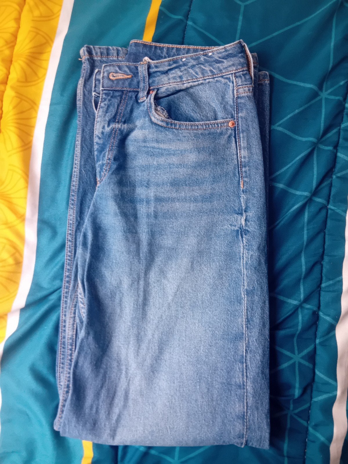 Jeans, Kinderen en Baby's, Kinderkleding | Maat 140, Meisje, H&M, Nieuw, Ophalen