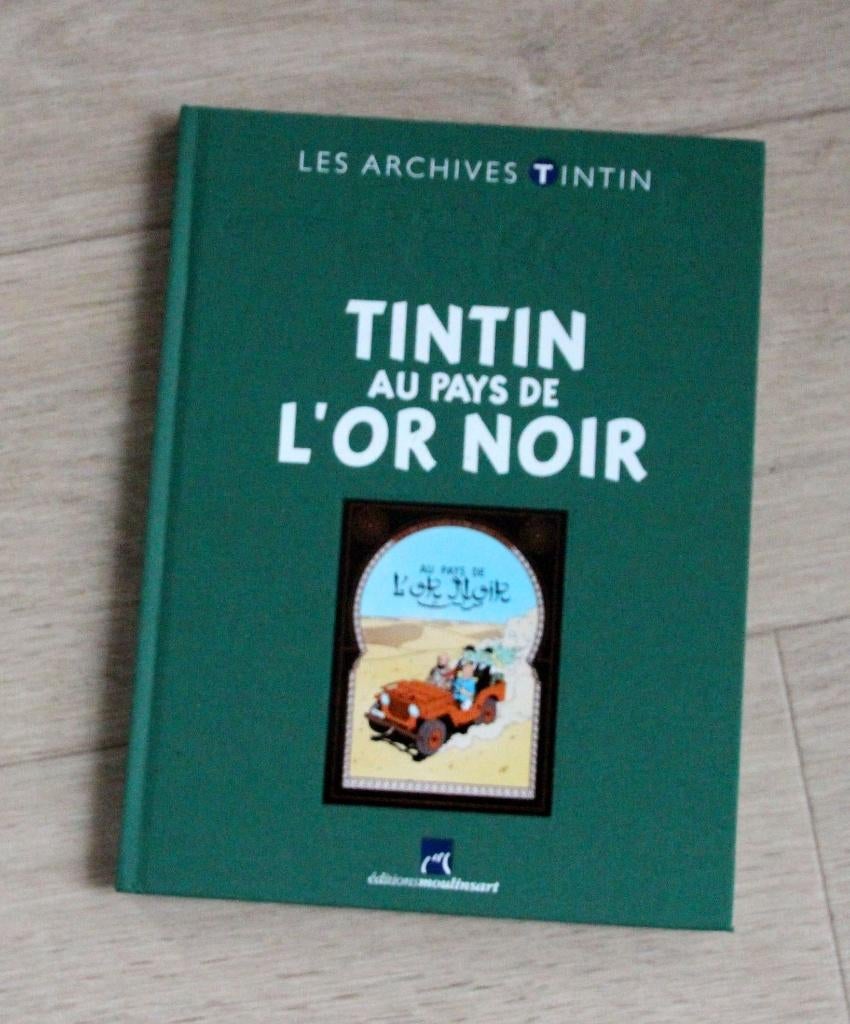 Les archives Tintin au pays de l'or noir Hergé Kuifje, Livres, Envoi, Comme neuf, Herge