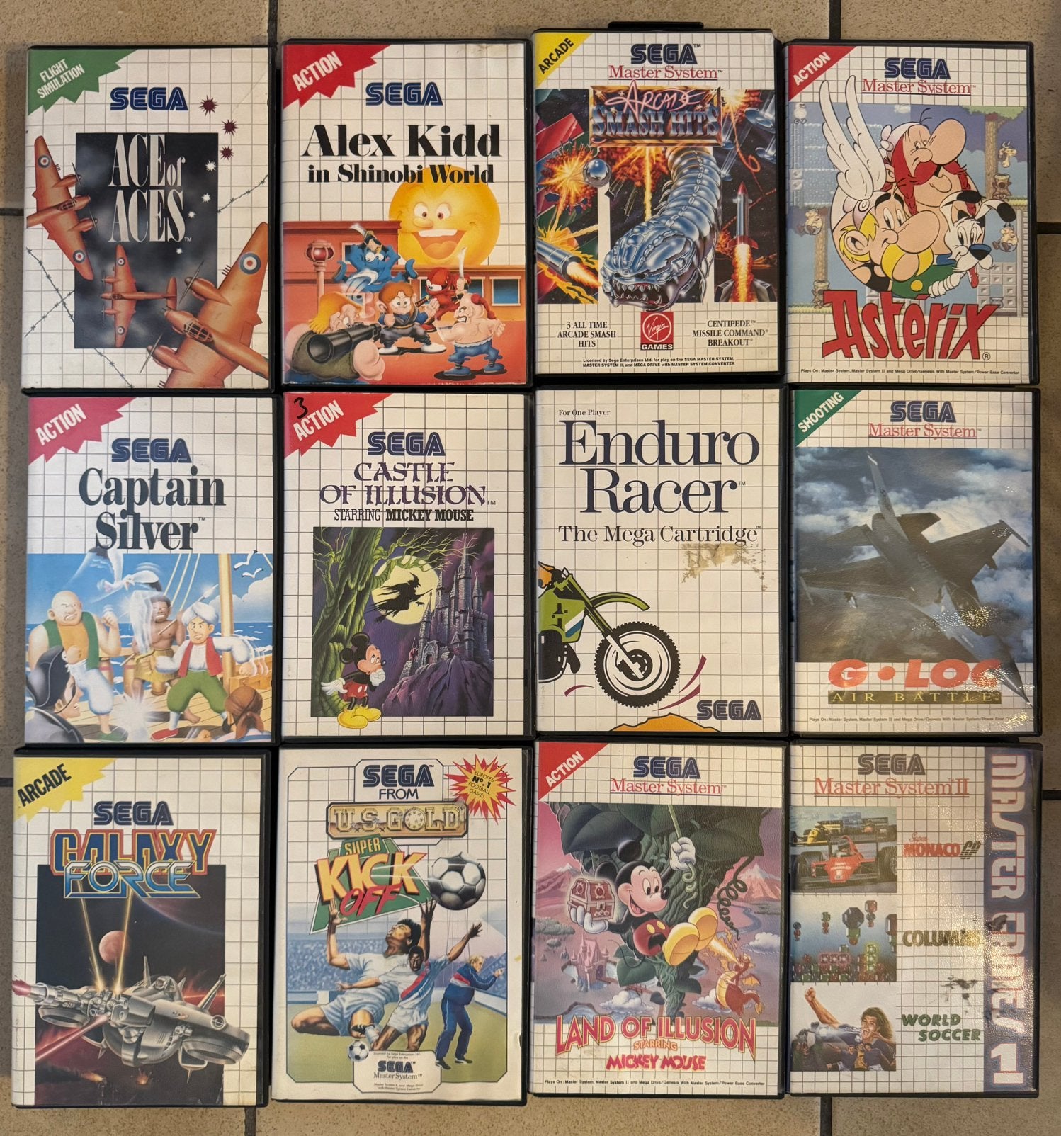 Sega Mastersystem spellen, Enlèvement ou Envoi, Comme neuf