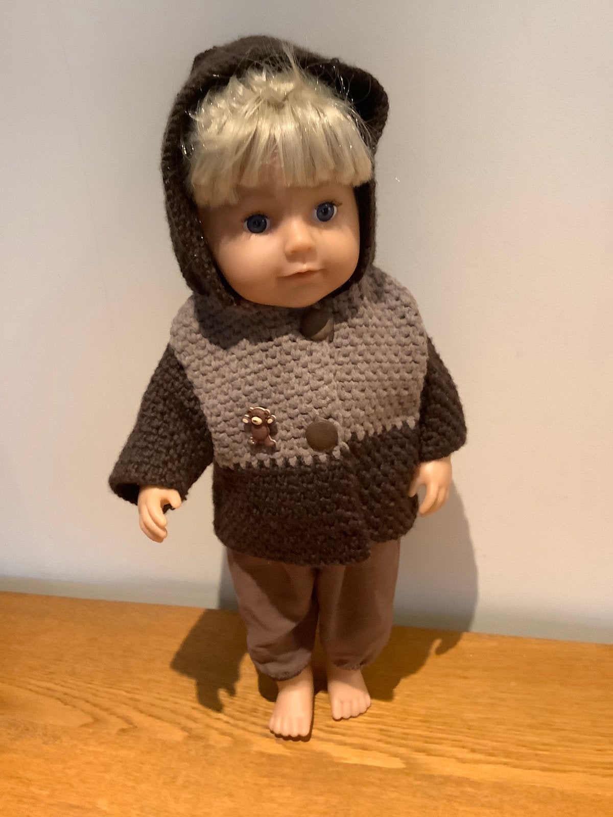 Zelfgemaakte poppenkleedjes voor een pop van ong. 43 cm, Ophalen of Verzenden, Nieuw