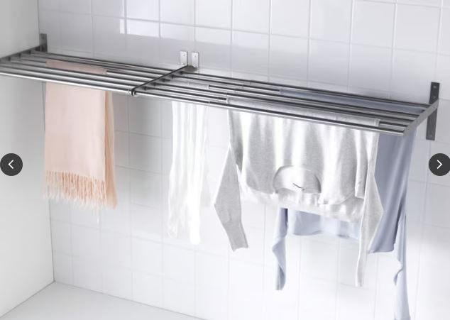 Ikea grundtal / brogrund 120 cm, 100 tot 150 cm, Zo goed als nieuw, Metaal, Ophalen
