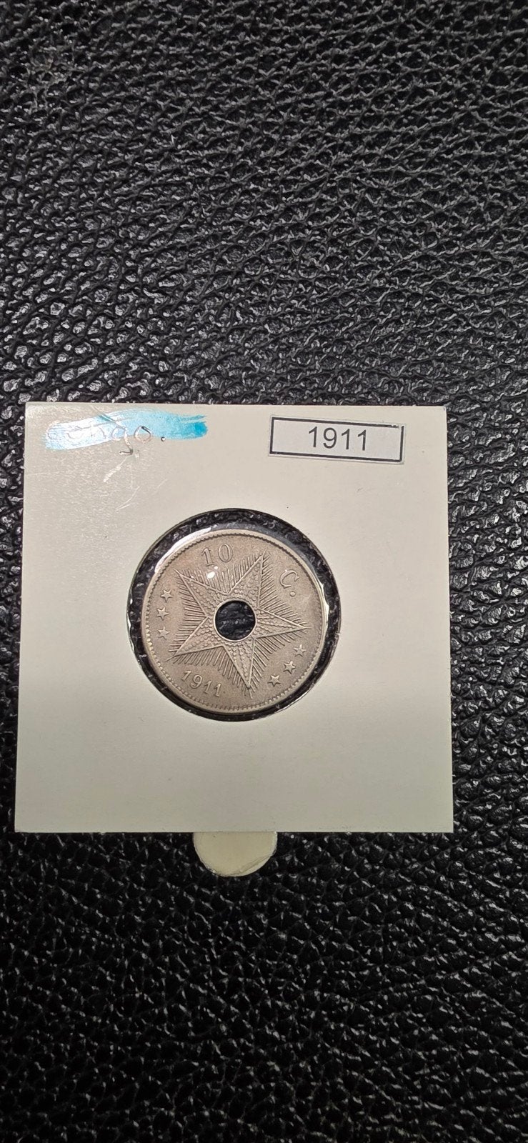 Belgisch congo 10 centimes 1911, Postzegels en Munten, Ophalen of Verzenden