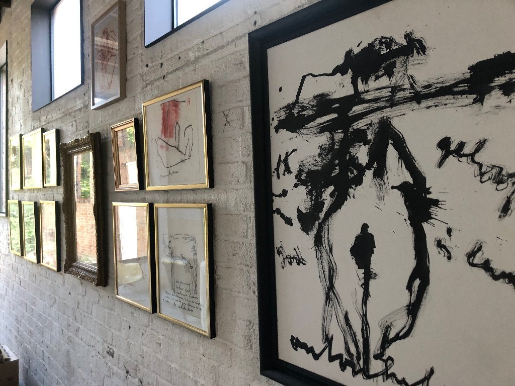 Anton Heyboer Anthon Heijboer schilderij kunst art, Antiek en Kunst, Kunst | Schilderijen | Modern, Ophalen, Passe-partout, Gemengde techniek