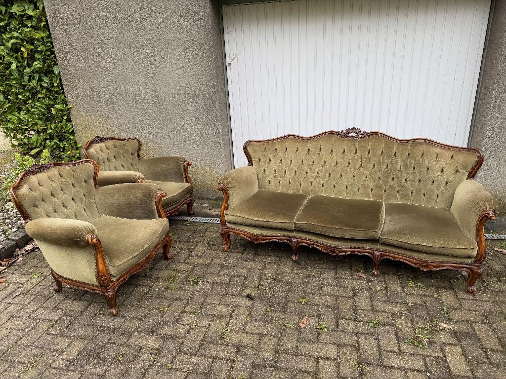 Salon Louis XV pistache - lire l'annonce, Ophalen