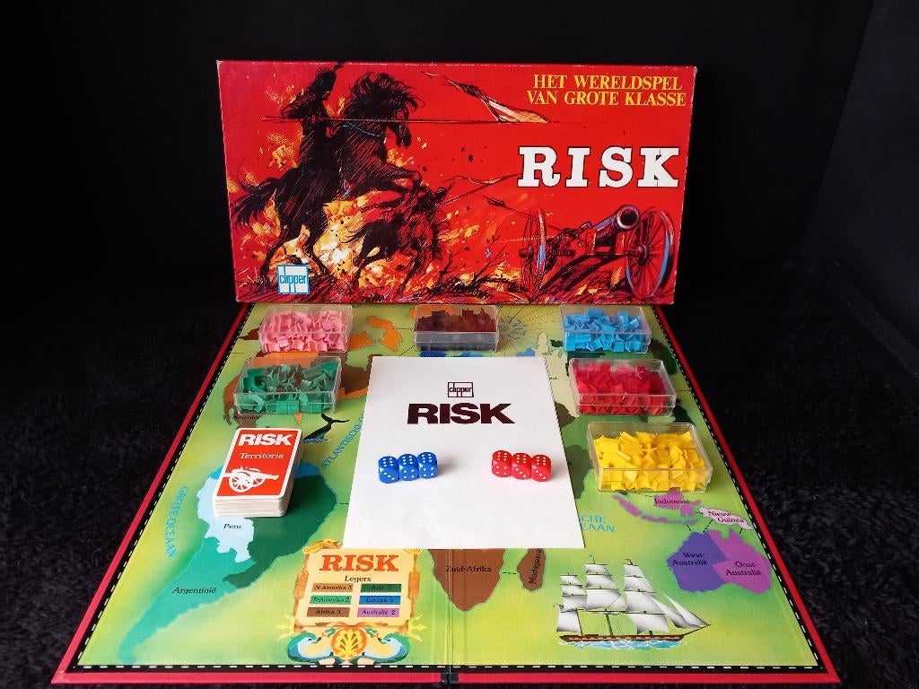 STOPZETTING VERZAMELING Risk rode doos, Hobby en Vrije tijd, Gezelschapsspellen | Bordspellen, Ophalen of Verzenden, Gebruikt