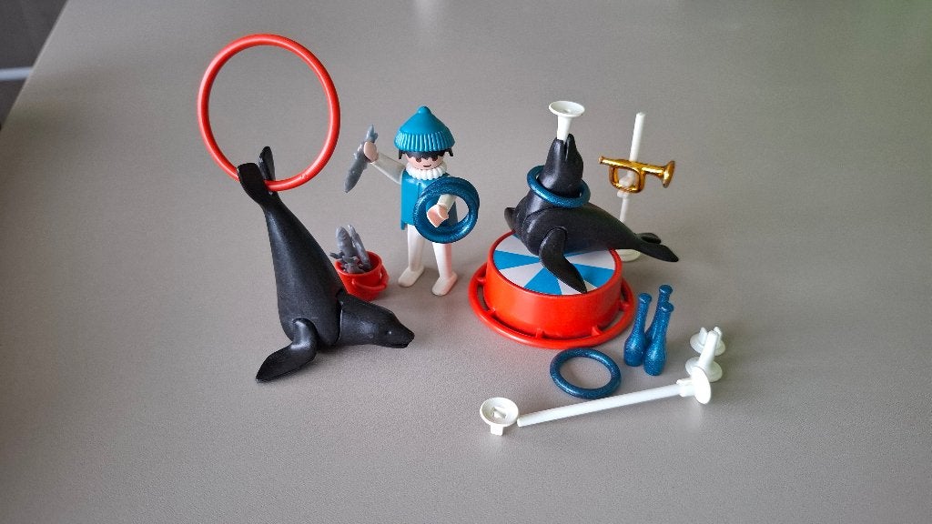 Playmobil: kleinere sets (jaren '80-'90), Enlèvement, Utilisé, Kit complet, Figurines