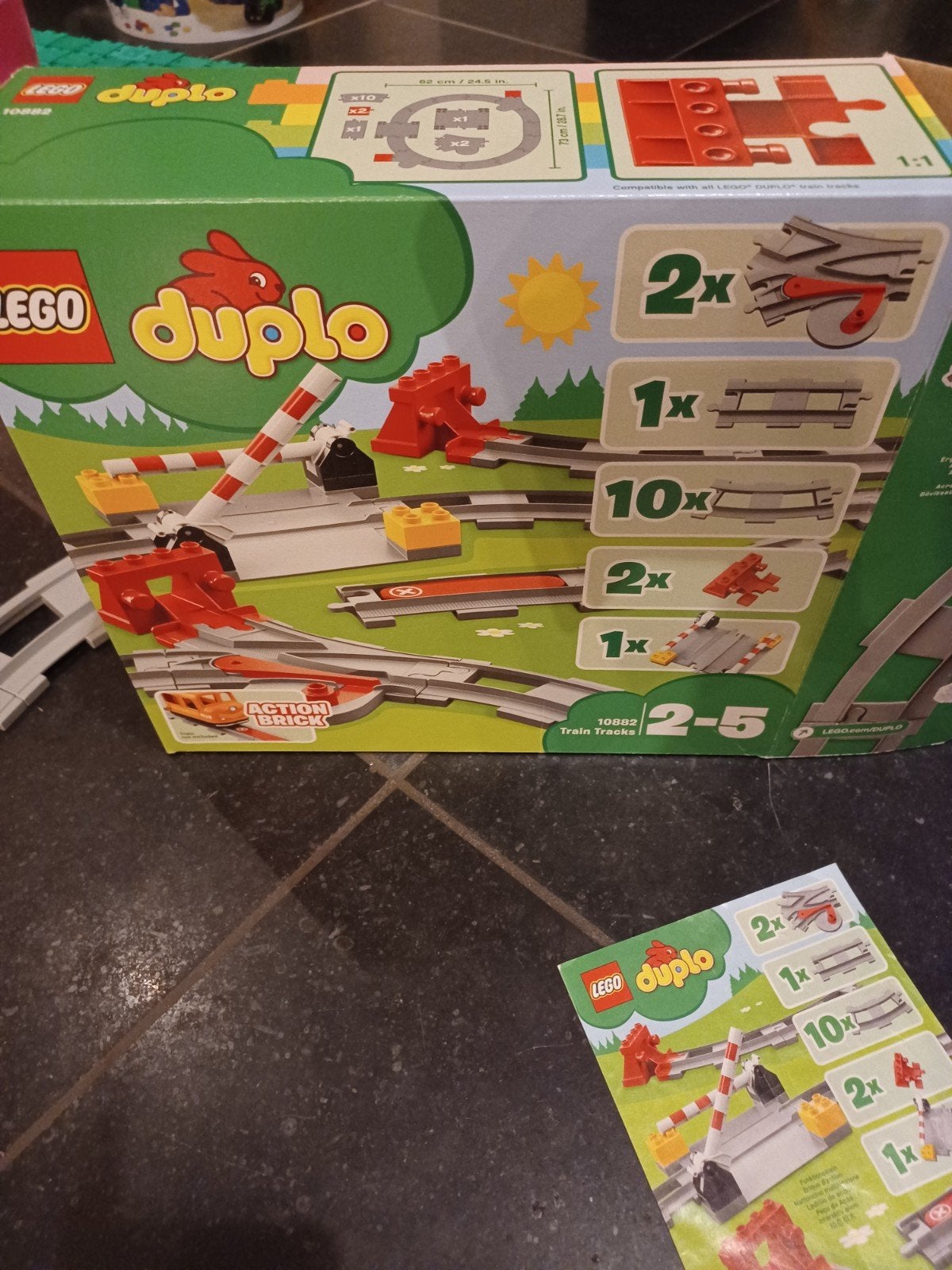 Duplo Treinsporen 10882, Kinderen en Baby's, Ophalen, Inclusief instructies, Gebruikt, Overige thema's
