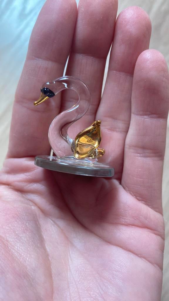 Kristallen zwaan, Verzamelen, Swarovski, Ophalen of Verzenden, Zo goed als nieuw