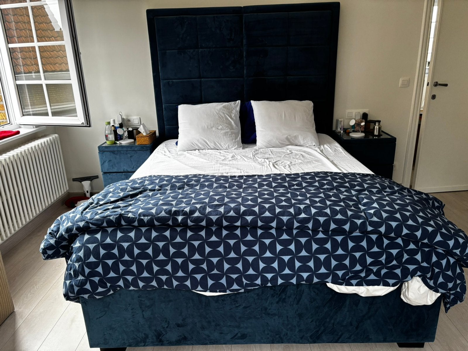 Chambre à coucher - Bleu velours - T&T Design, Enlèvement, Comme neuf