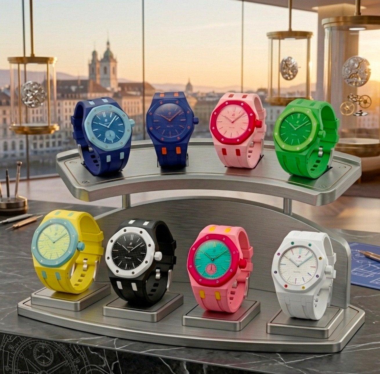 Swatch x AP Straps, Bijoux, Sacs & Beauté, Montres | Hommes, Enlèvement ou Envoi, Swatch, Autres matériaux, Autres matériaux