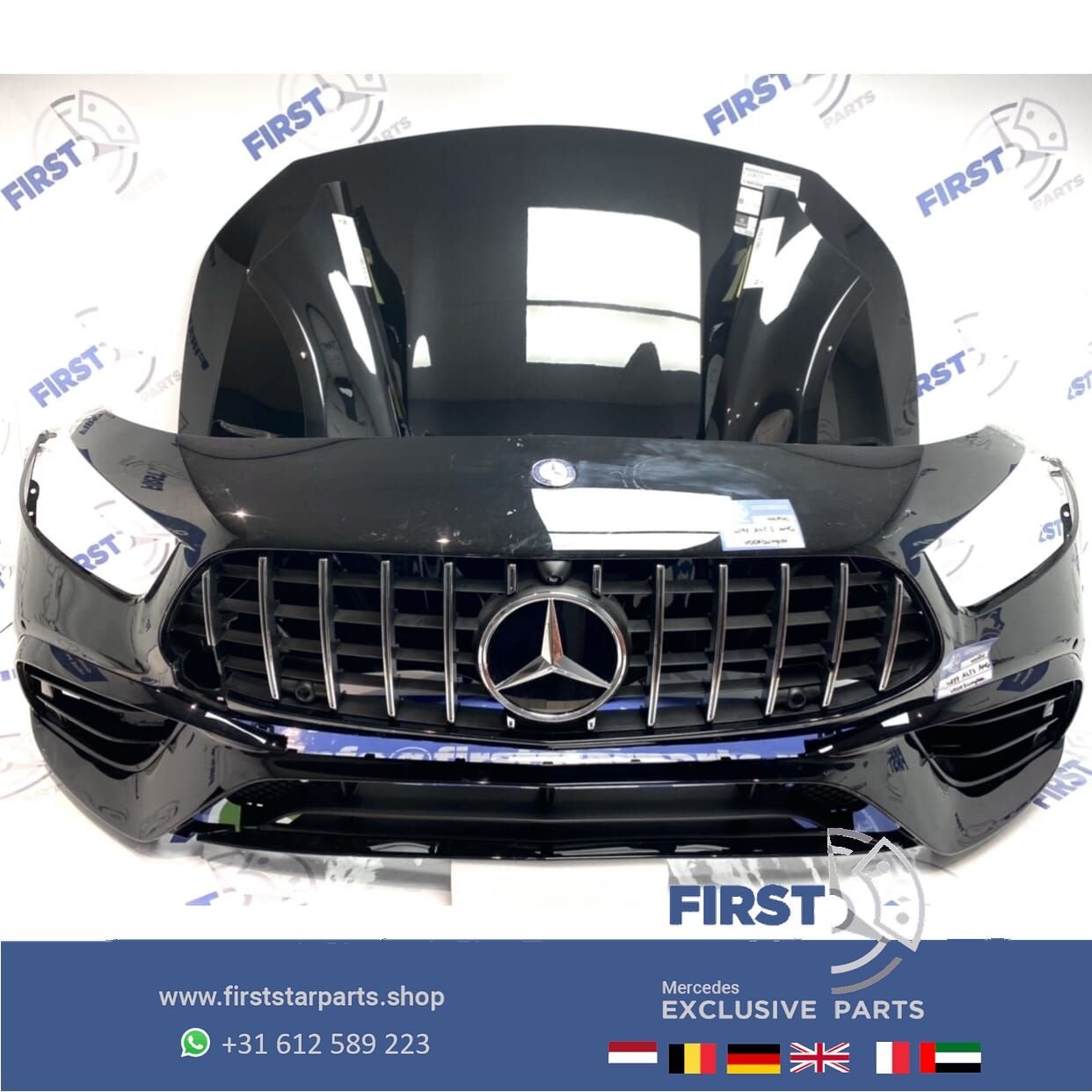 W177 V177 A45S A45 A KLASSE AMG VOORKOP ZWART GT 2018-2022 o, Utilisé, -, Avant, -