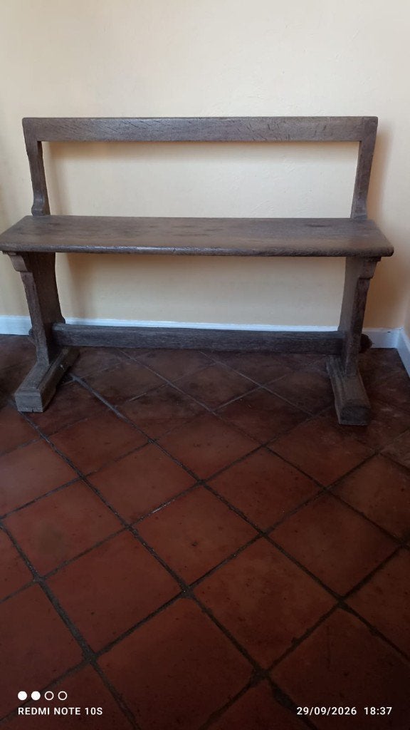 Ancien banc en bois massif – charme rustique, Enlèvement