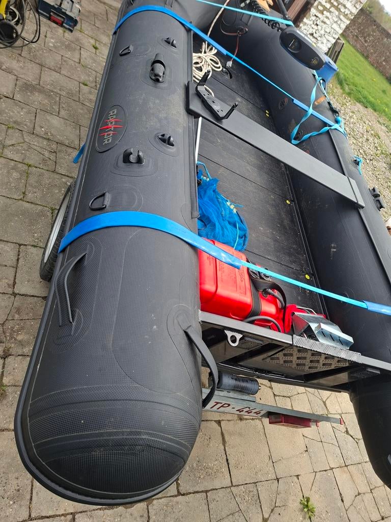 Raptor 330 boten met aluminium vloer, Watersport en Boten, Rubberboten, Aluminium, Zo goed als nieuw, Benzine, Minder dan 70 pk