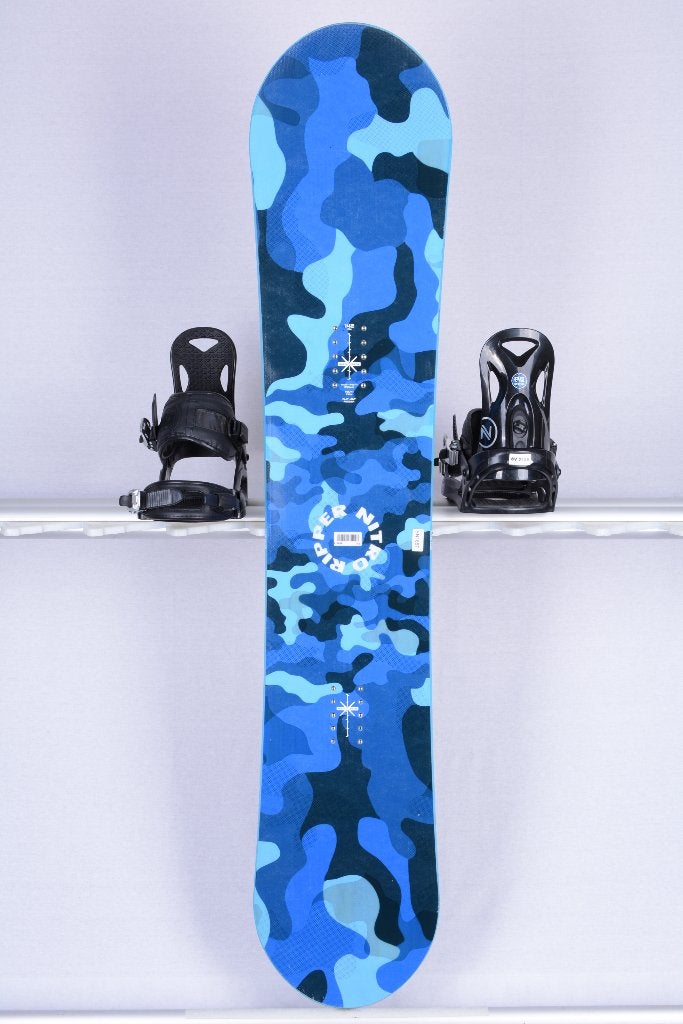 Snowboard 132;137;142cm pour enfants NITRO RIPPER YOUTH BLUE, Envoi, Utilisé, Planche