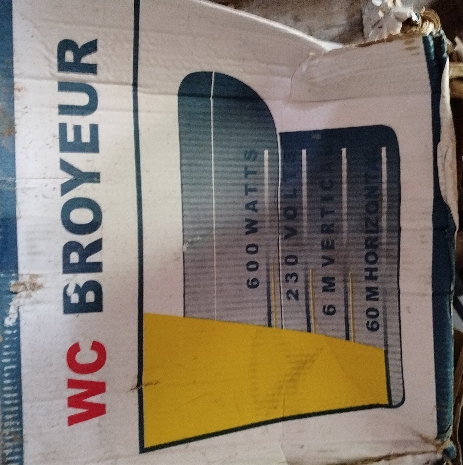 Wc broyeur mono bloc Compact de 600 watts, Enlèvement