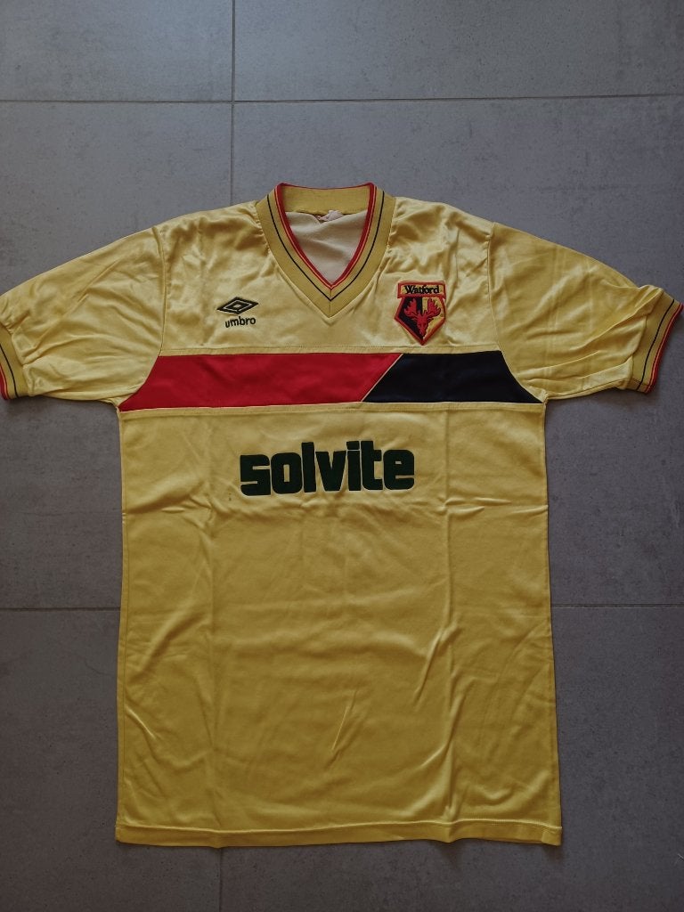 Matchworn shirt Watford 1985-1986, Collections, Enlèvement ou Envoi, Maillot