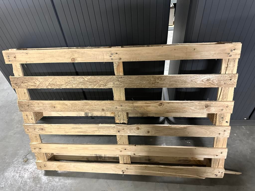 GRATIS: Smalle Houten Pallet ophalen - Regio Leuven, Doe-het-zelf en Bouw, Hout en Planken, Gebruikt, Plank, Ophalen