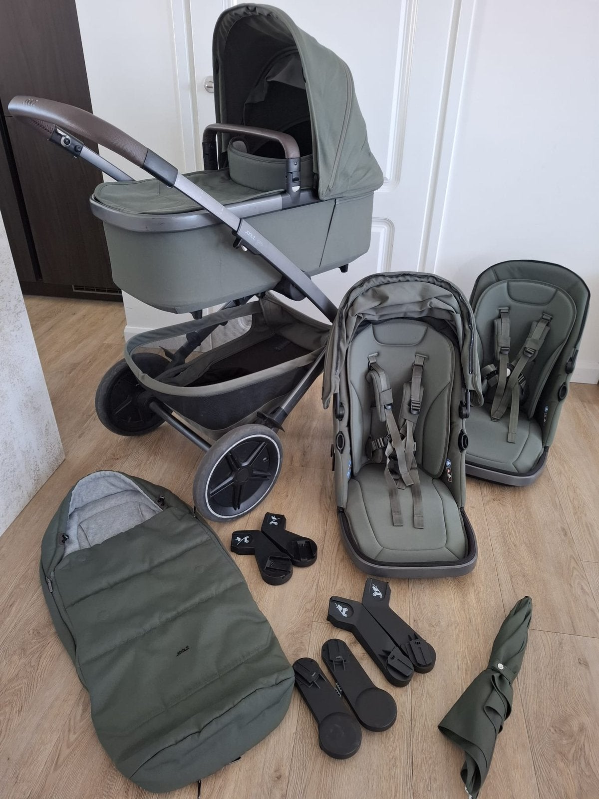 Joolz Geo3 Duo Compleet , 2 Zitjes & Veel Accessoires, Ophalen, Zo goed als nieuw, Overige merken, Duomodel