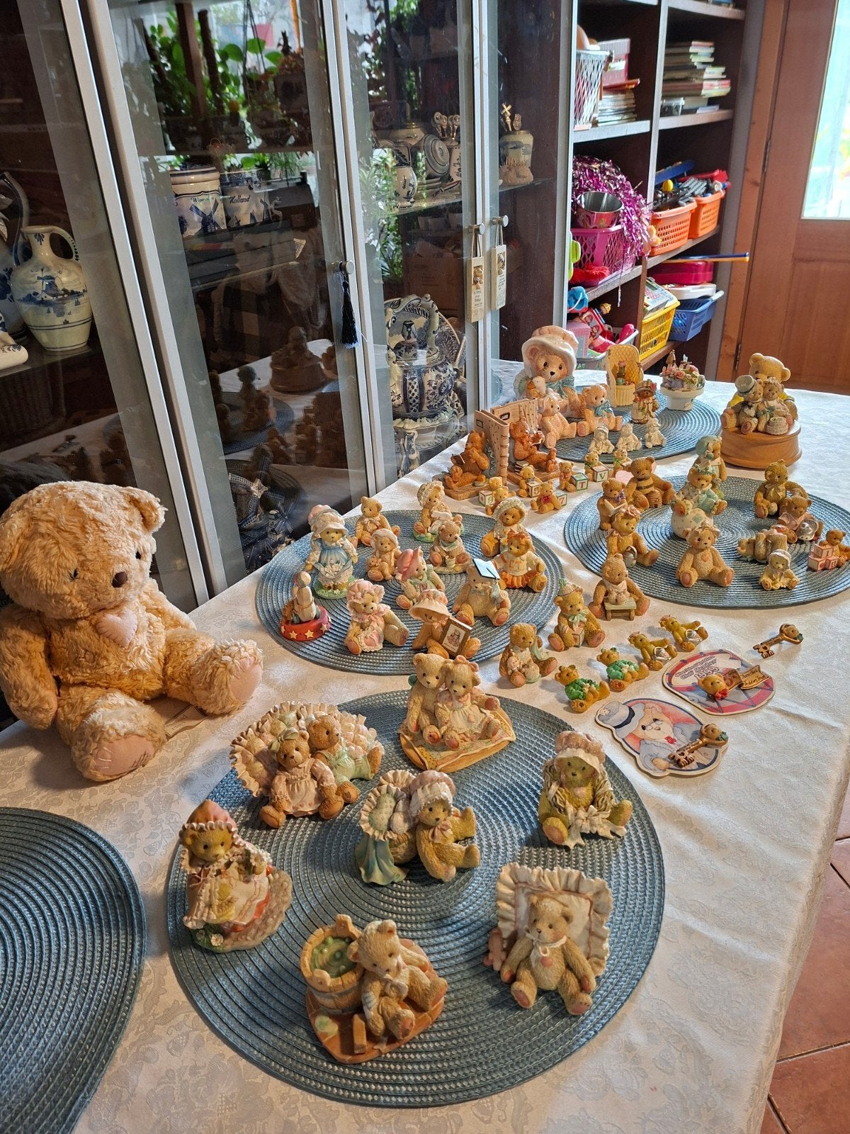 Verschillende CherishedTeddies beeldjes., Enlèvement, Comme neuf, Statue, Cherished Teddies