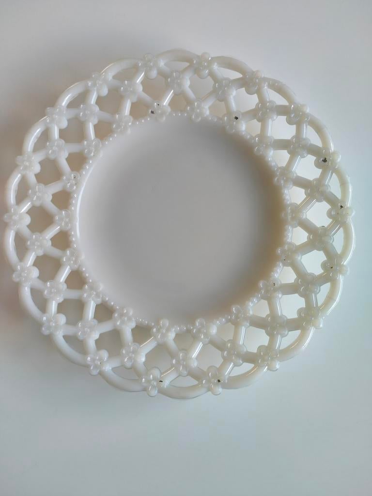 Antieken schaaltje in melkglas, Antiek en Kunst, Ophalen