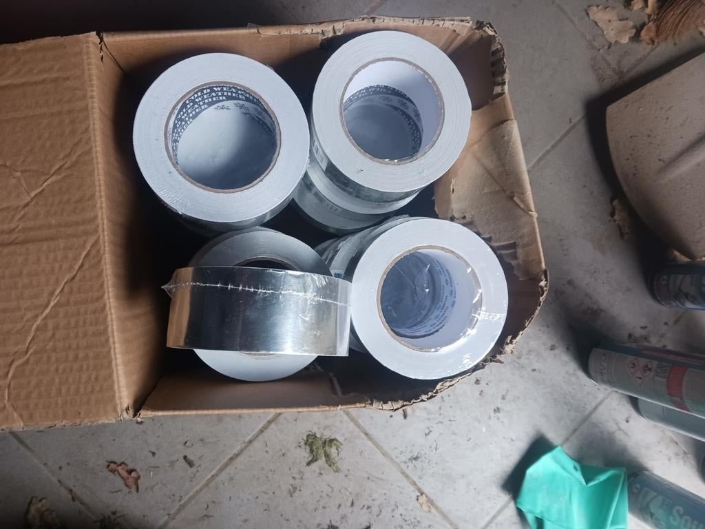 Alu tape, Ophalen