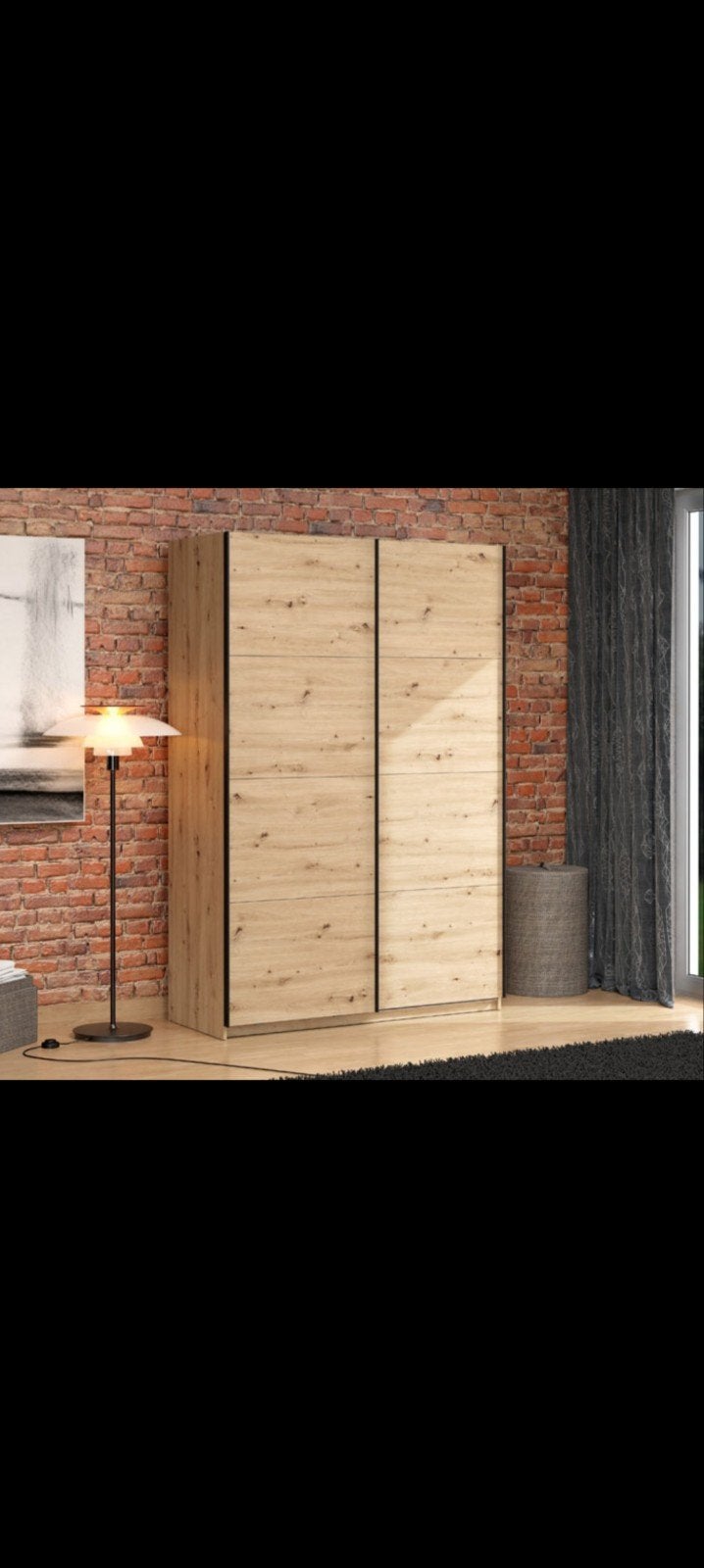 Armoire à porte coulissante (étagères et penderies), Huis en Inrichting, Kasten | Roldeurkasten en Archiefkasten, Nieuw, 200 cm of meer