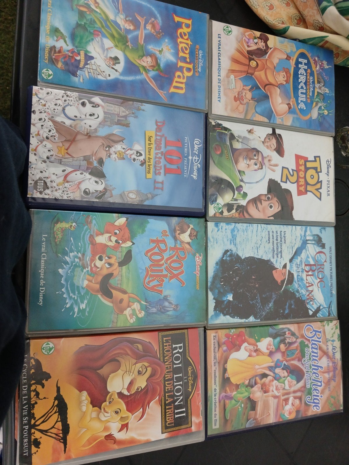 lot de casette vhs walt disney, À partir de 6 ans, Enlèvement ou Envoi, Dessin animé, Français
