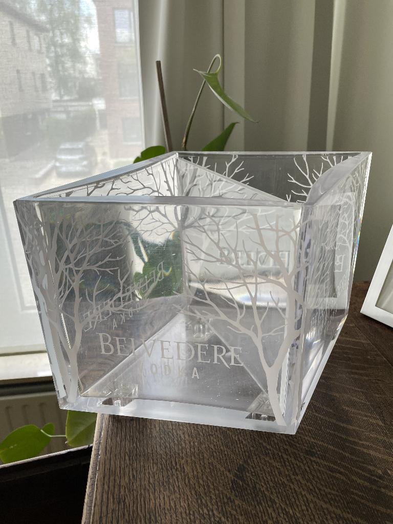 Seau à glace BELVEDERE VODKA à l'état neuf !, Enlèvement ou Envoi, Comme neuf, Ustensile