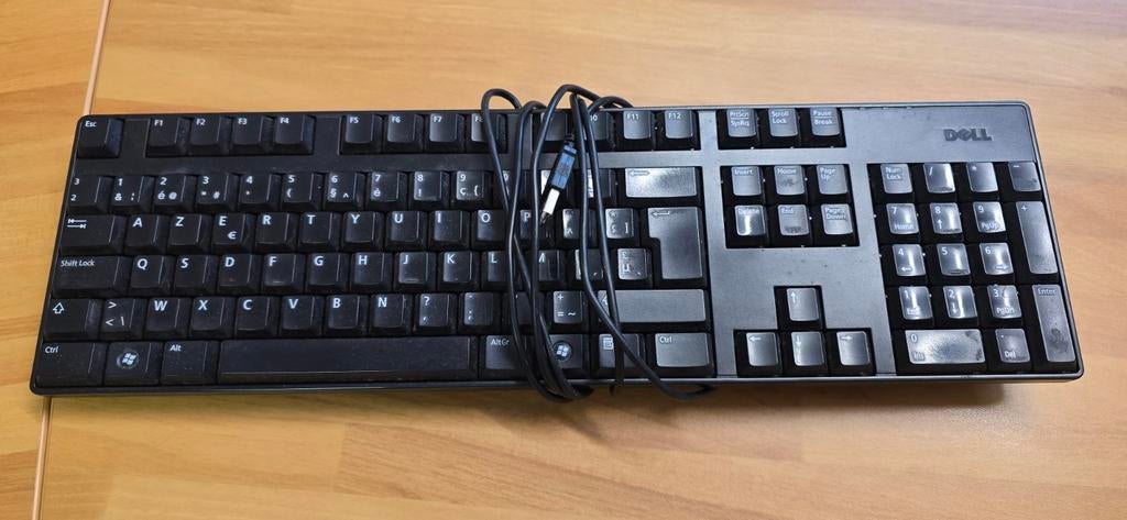 Clavier de marque Dell, Enlèvement, Azerty