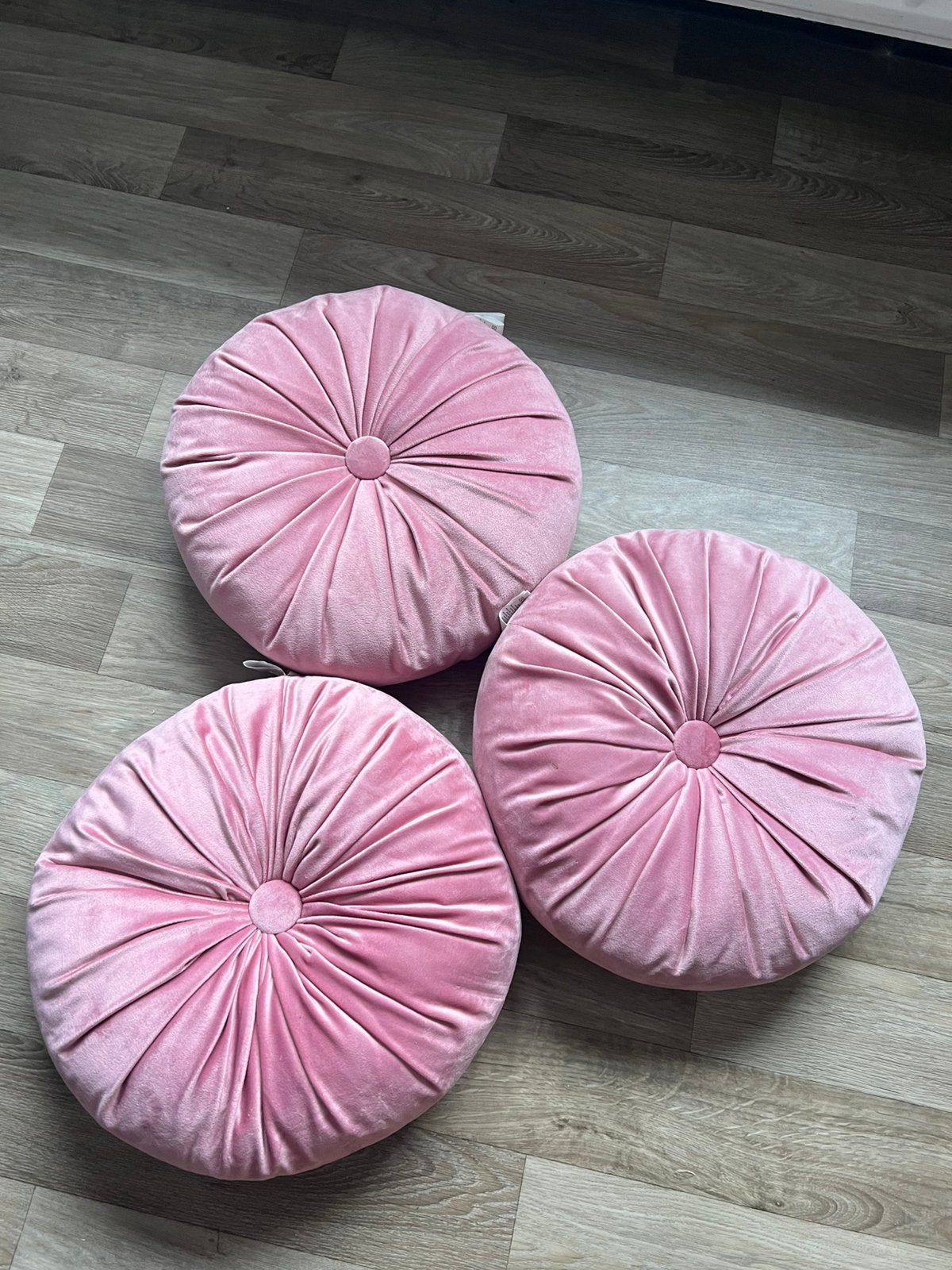 Te koop oud roze kussens, Enlèvement, Comme neuf, Rose