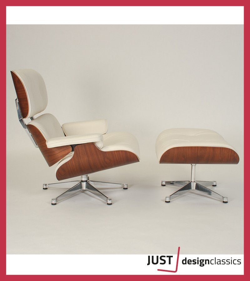 Vitra Lounge Chair XL + Ottoman Nieuw en Ongebruikt 2025, Huis en Inrichting, Ophalen, Nieuw, Hout