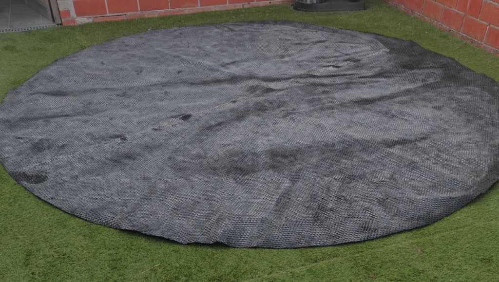 Afdekzeil zwembad, Tuin en Terras, Zwembad-toebehoren, Ophalen, Gebruikt, Afdekzeil