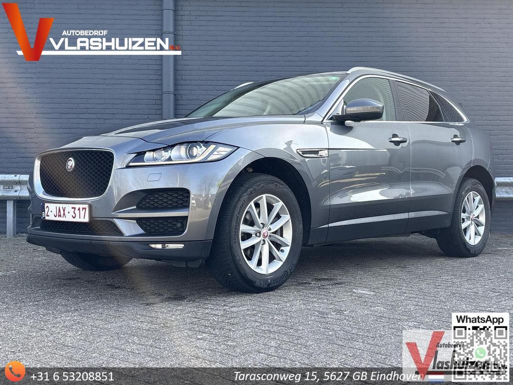 Jaguar F-Pace 2.0 Prestige 20d | Leder | Pano | Climate | Cr, Auto's, Jaguar, 129 g/km, Zilver of Grijs, Te koop, Overige kleuren
