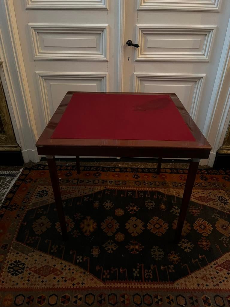 ANTIEKE TAFEL SPEELTAFEL SIDE BIJZETTAFEL OPKLAPBAAR, Antiek en Kunst, Antiek | Meubels | Tafels, Ophalen