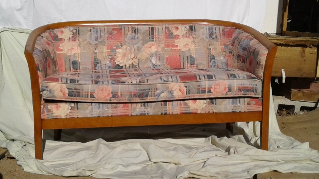 Een 2-zitsbank en deze twee fauteuils., Ophalen
