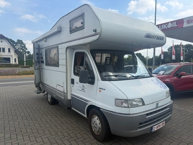 Fiat Hymer Camper TOP STAAT Blanco Gekeurd!, Auto's, 2500 cc, Used 1. Bestelwagens met ervaring., 4 cilinders, Bedrijf
